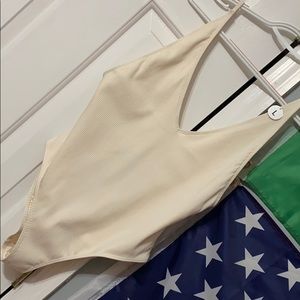 Cream Forever21 Bathing Suit